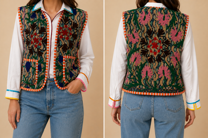 Heirloom Garden Reversible Vest