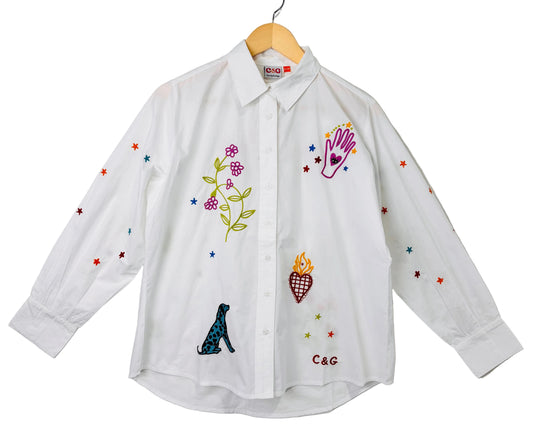Plant The Seed Button Up