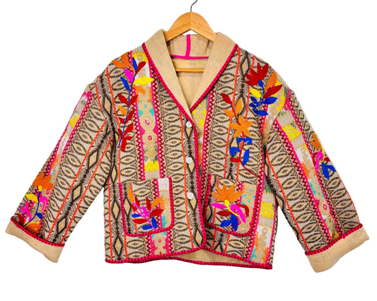 Desert Bloom Jacquard Jacket