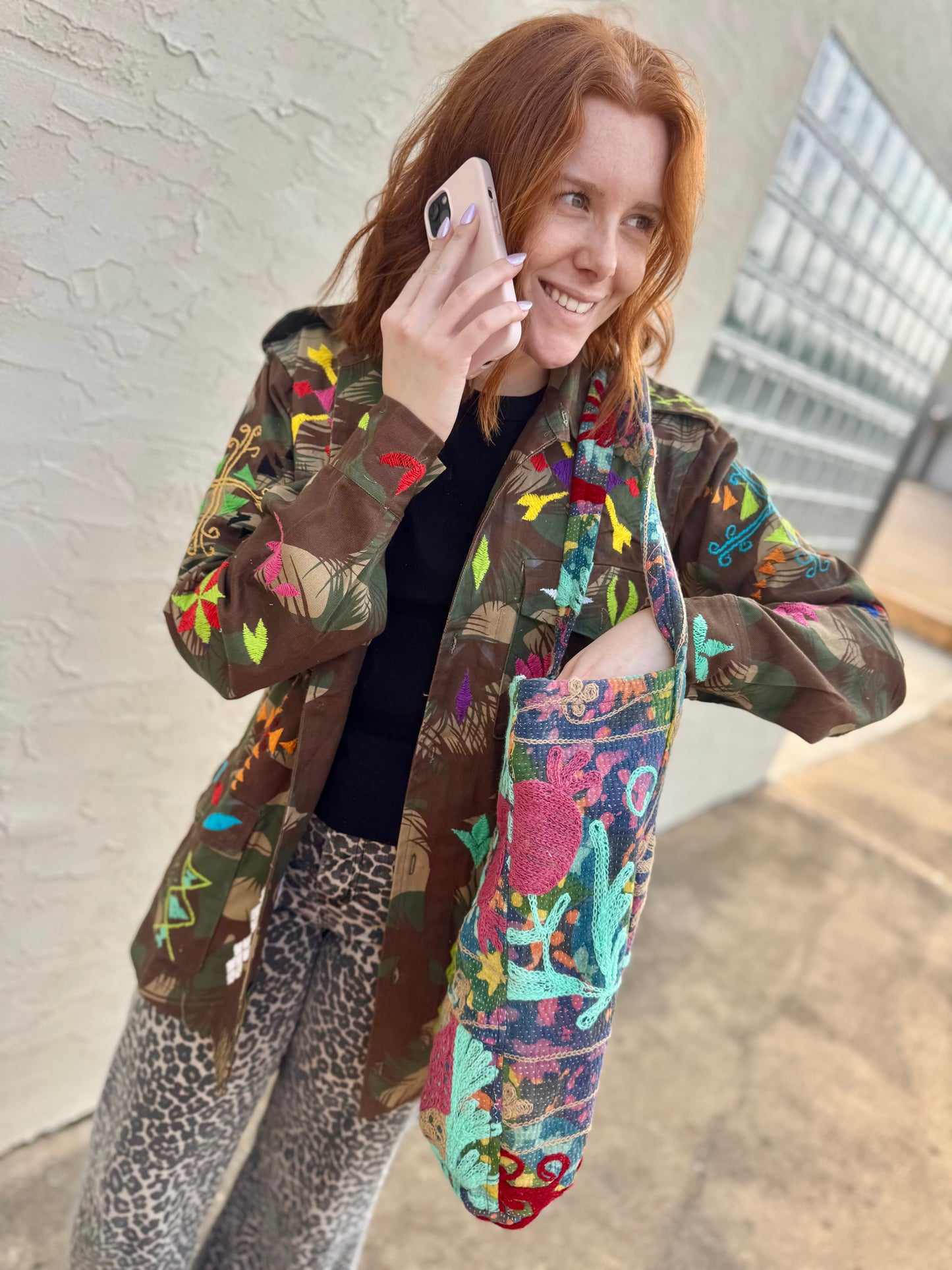 Embroidered Everyday Tote