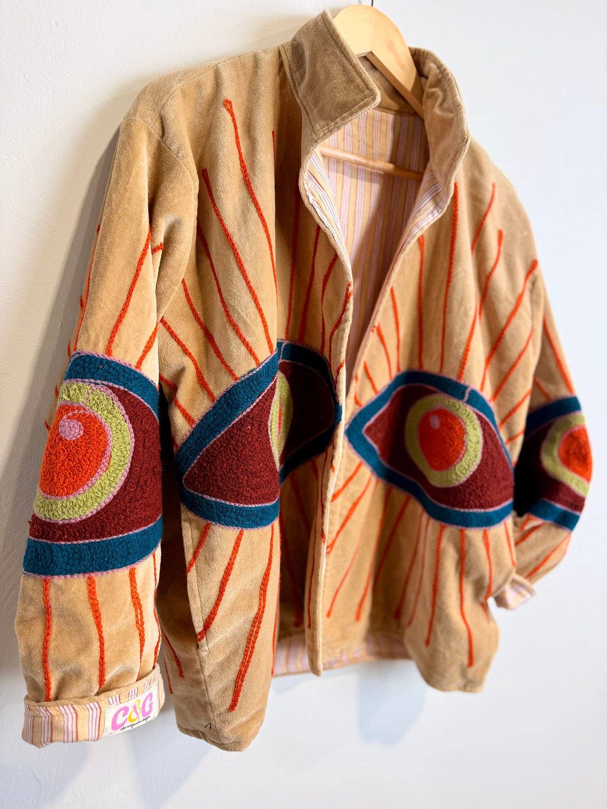 Lucky Sunset Velvet Jacket