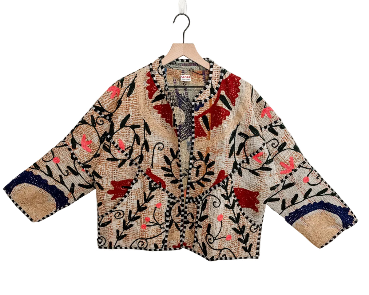Saddle Vine Kantha Jacket
