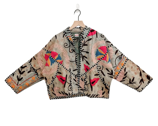 Prairie Rose Kantha Jacket