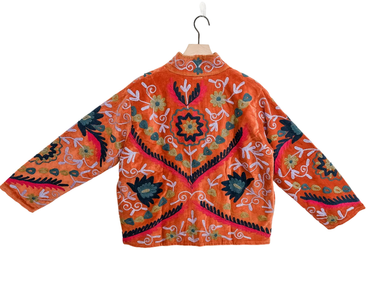 Tangerine Firebird Velvet Jacket