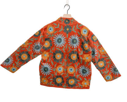 Terracotta Garden Velvet Jacket