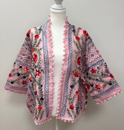 Blush Bloom Kimono