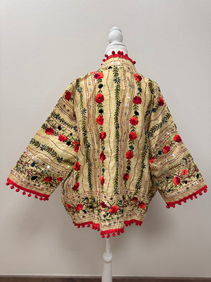 Red Bloom Kimono