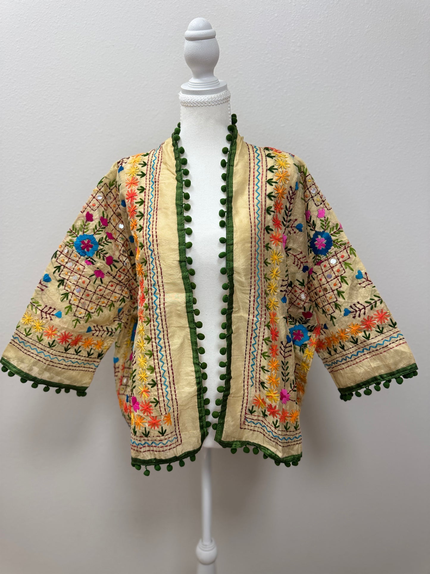 Green Bloom Kimono