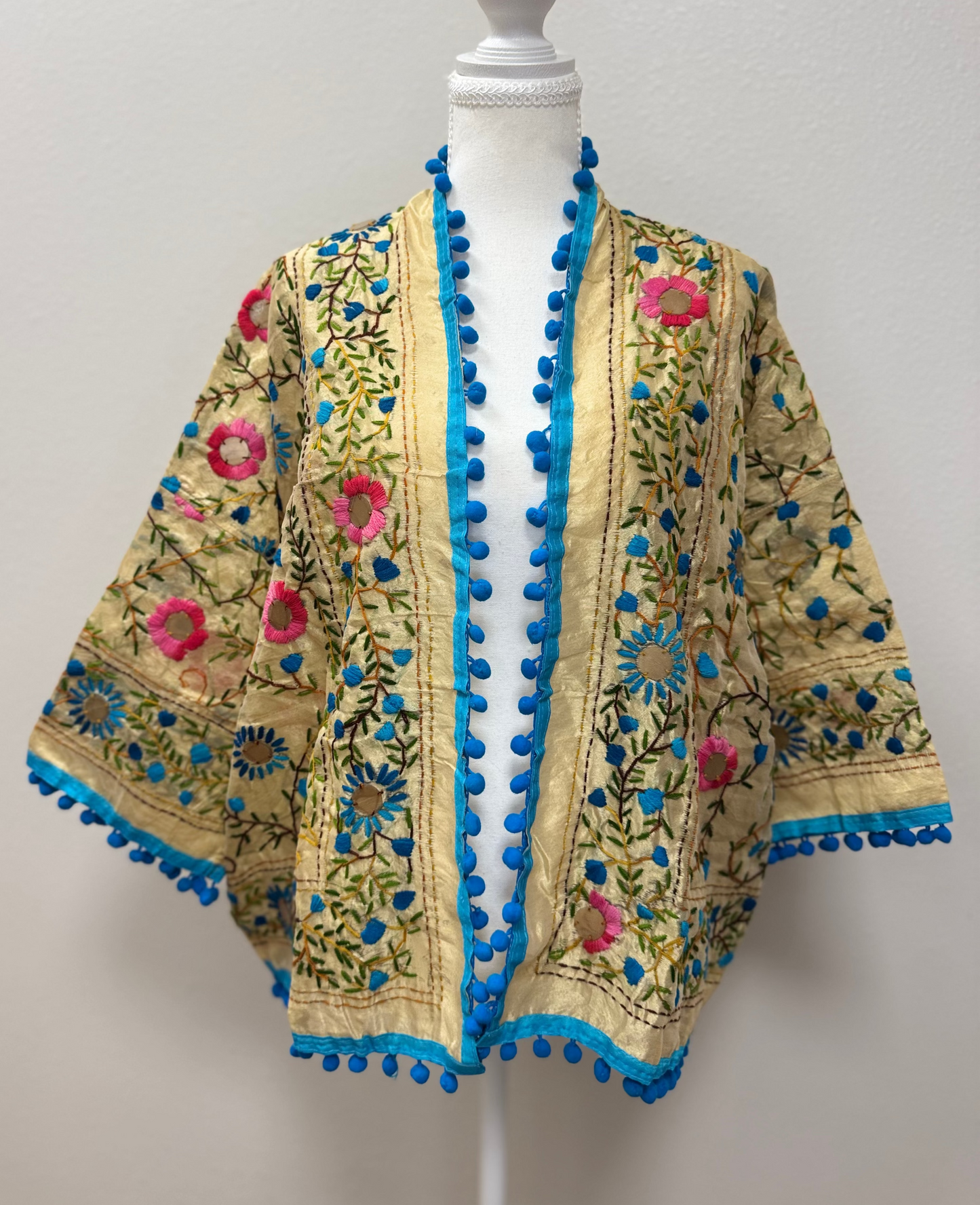 Blue Bloom Kimono