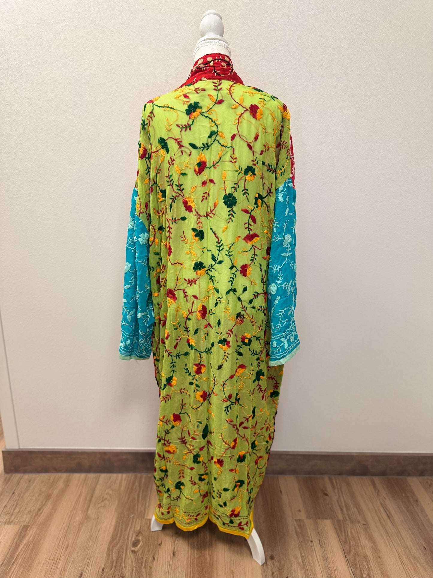 Queen Red Patchwork Kimono