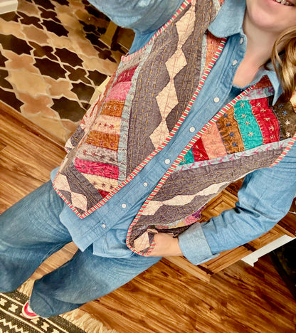 Sand Dust Quilted Vest