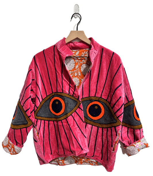Mystic Gaze Velvet Jacket