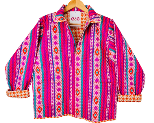 Sunset Caravan Quilted Jacket