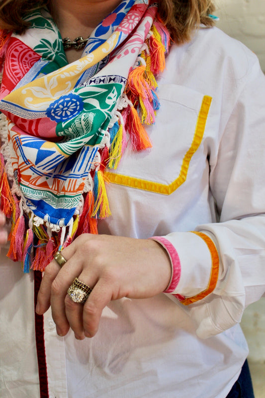 Festival Summer Fringe Scarf