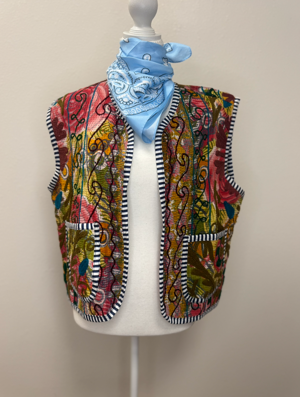 Patchwork Bloom Vest