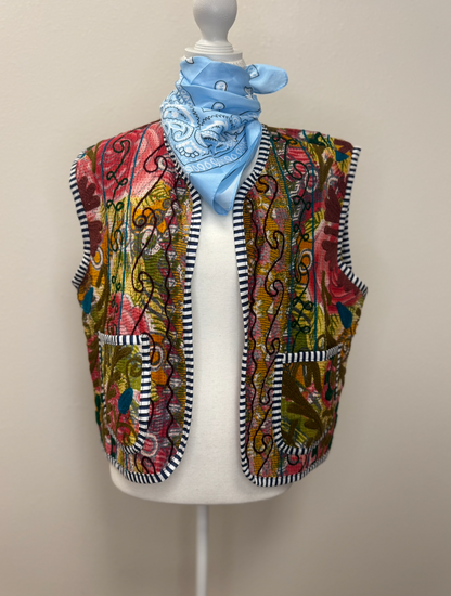 Patchwork Bloom Vest