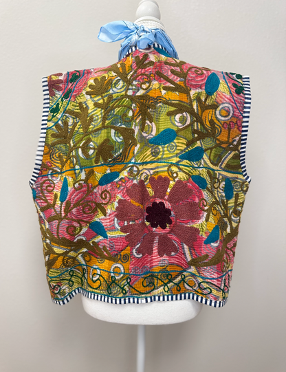 Patchwork Bloom Vest