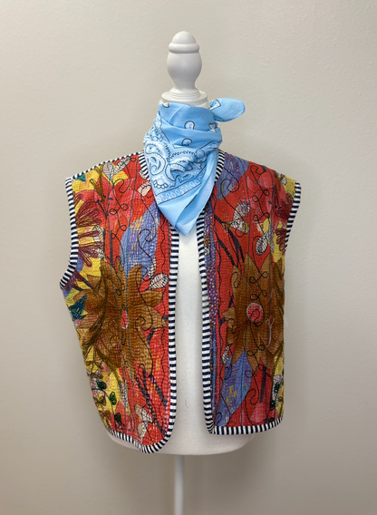 Patchwork Bloom Vest