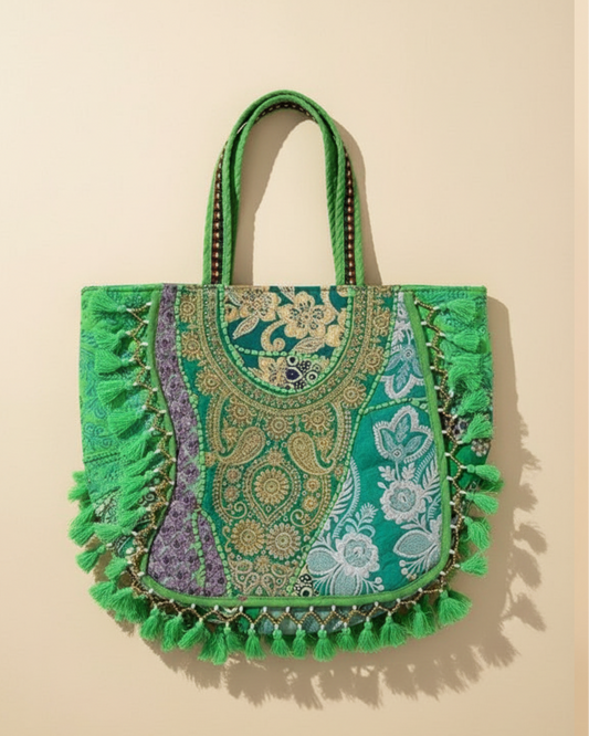 One-of-One Textile Bag : Green