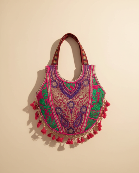 One-of-One Textile Bag : Pink