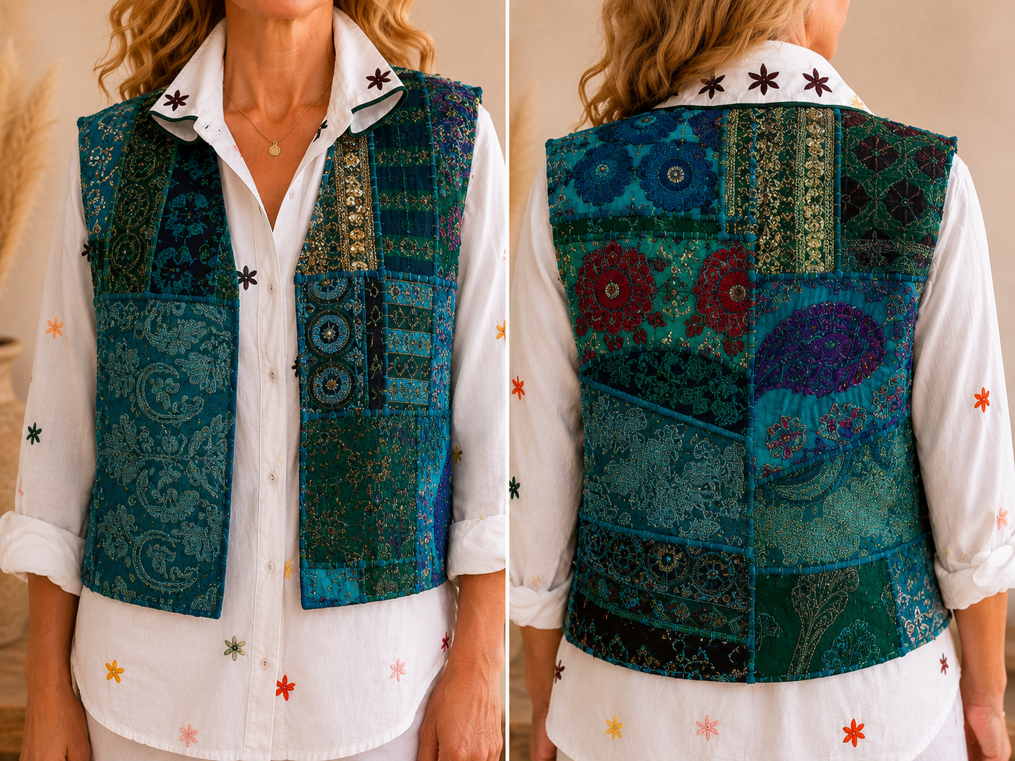 Turquoise Palace Vest