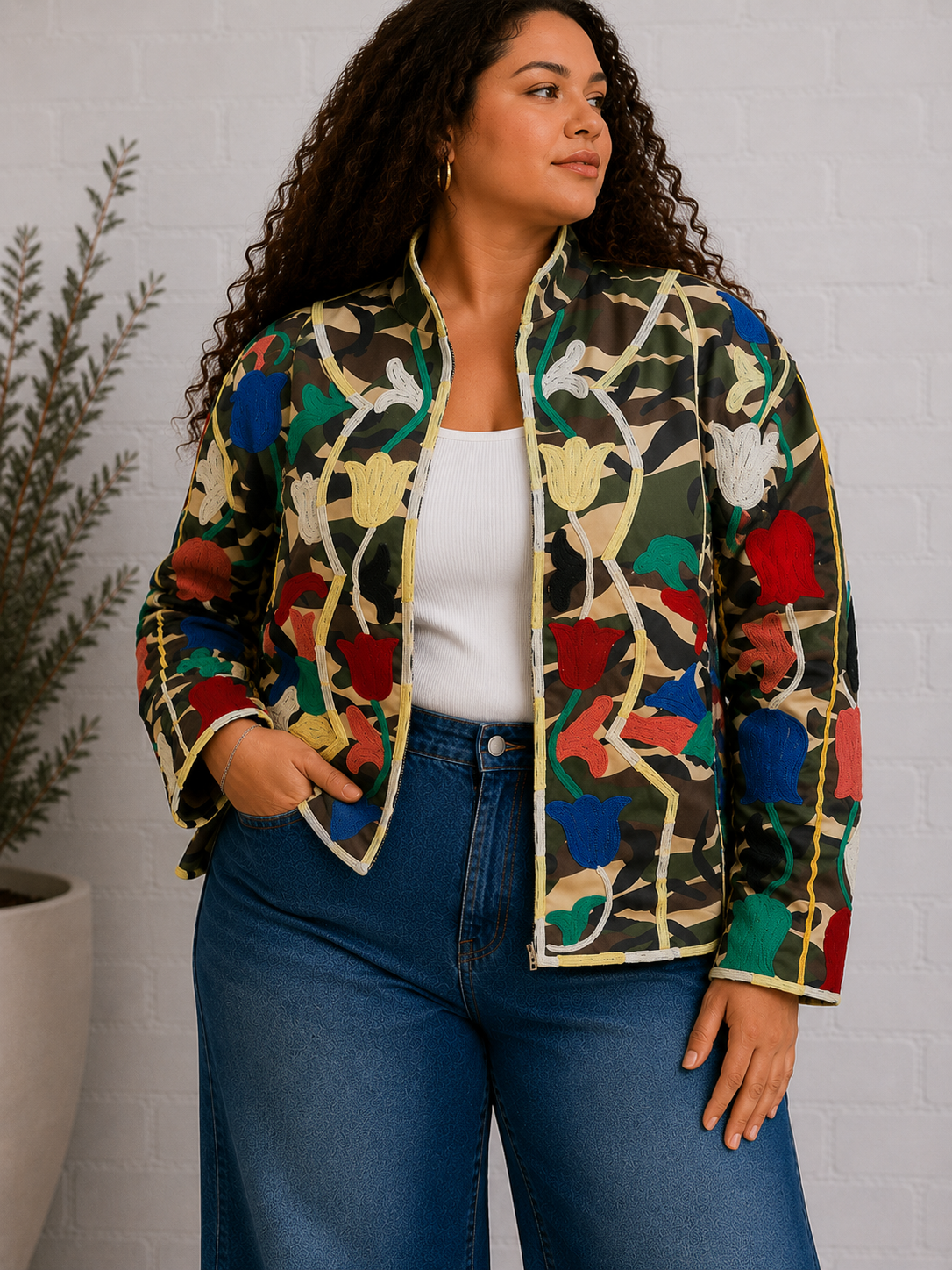 Wildflower Camo Jacket