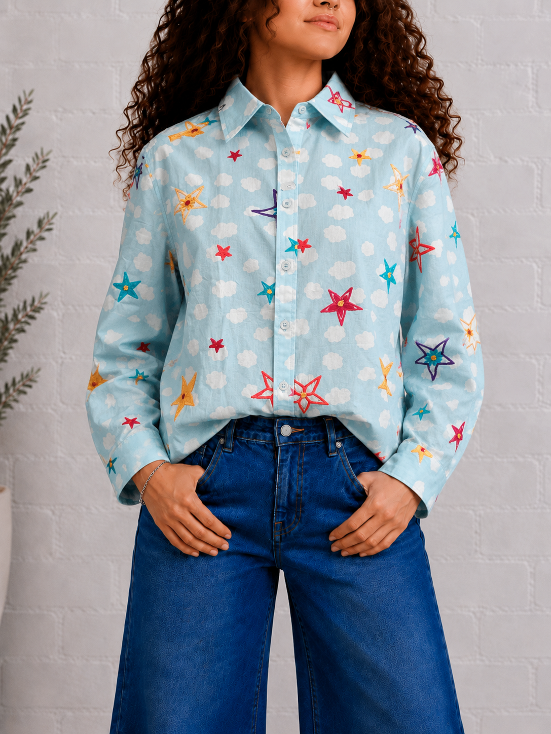 Starlight Heirloom Button-Up
