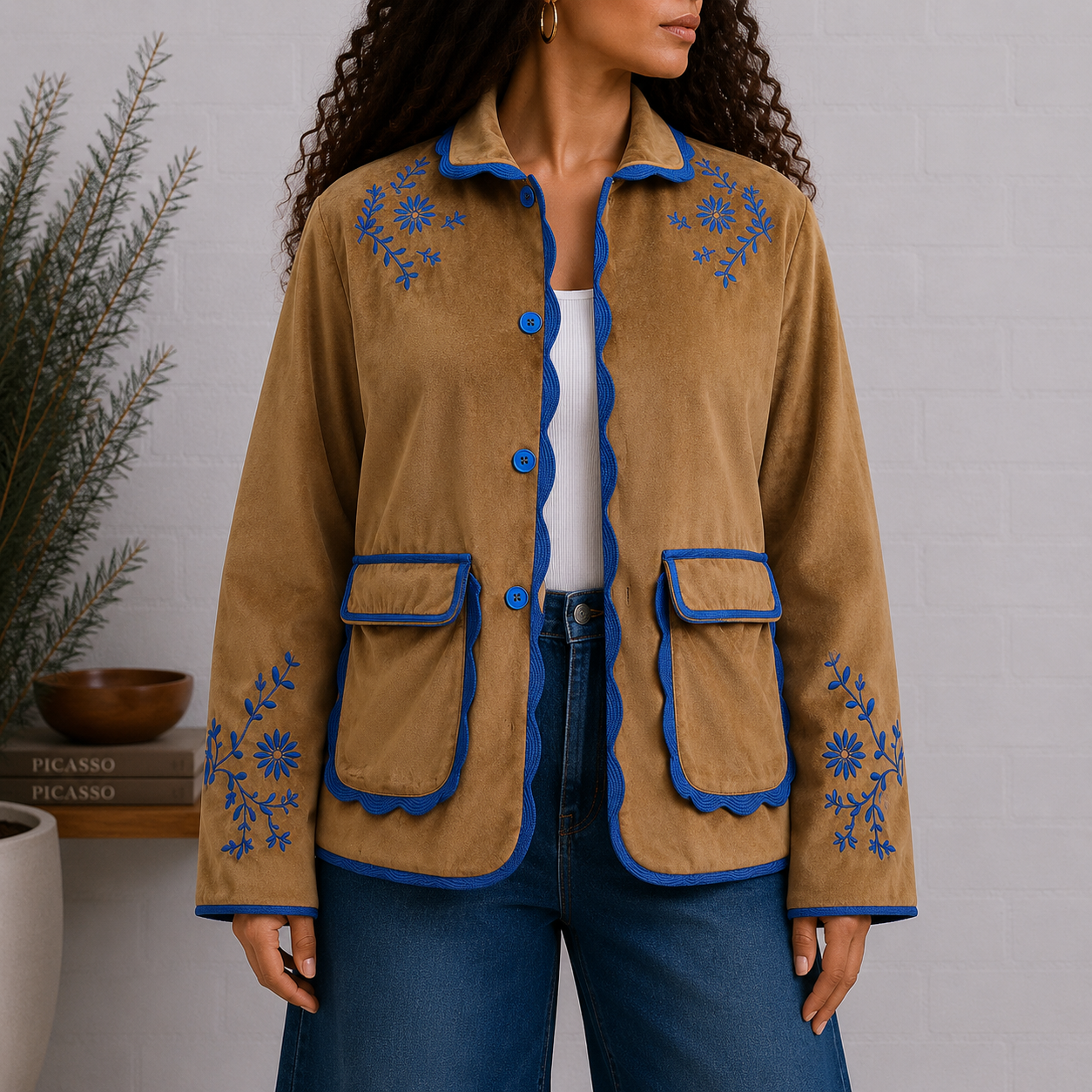 Wildflower Velvet Jacket