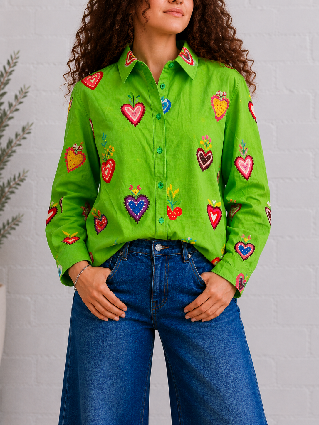 Corazon Heirloom Button-Up