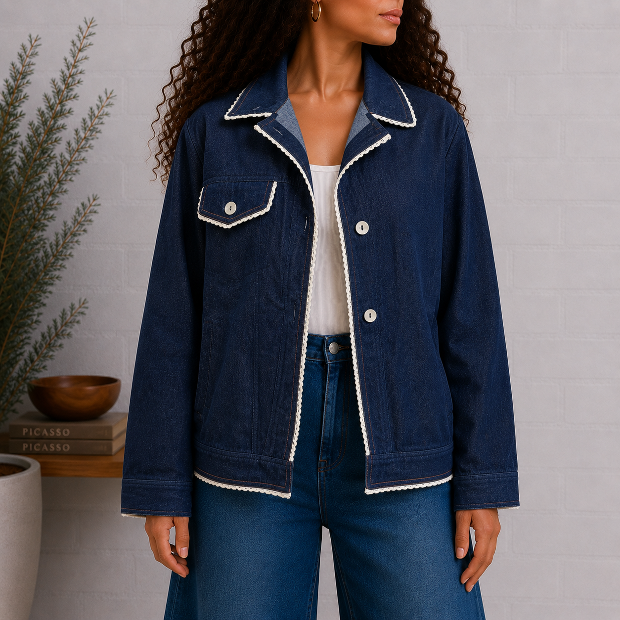 Paisley Denim Jacket