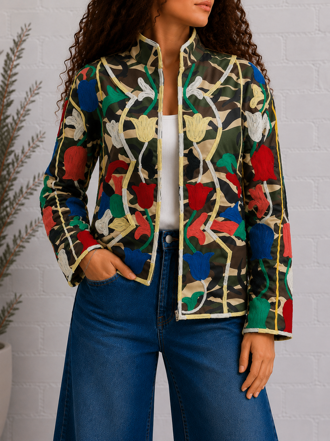 Wildflower Camo Jacket